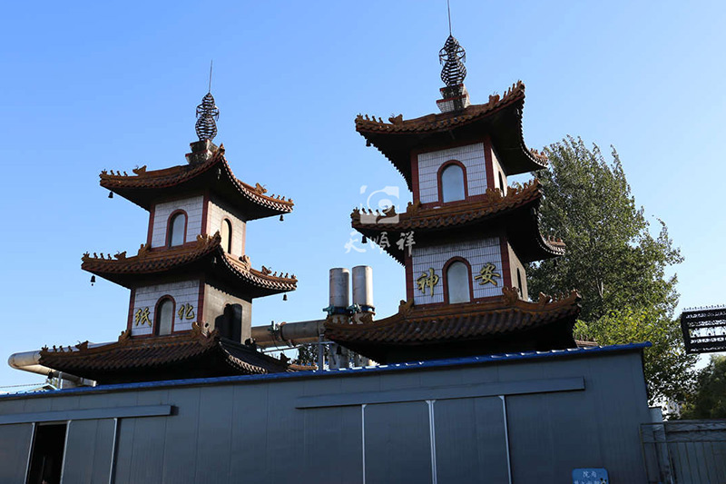 通州火葬场集中焚烧区 通州火葬场集中焚烧区
